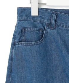 23区 【GLOW5月号掲載/洗える】ライトダンガリー ワイドパンツ