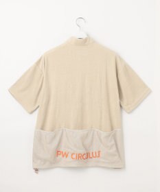 PW CIRCULUS GOLF 【MEN】パイル ハーフジップ ポケット モックネック シャツ
