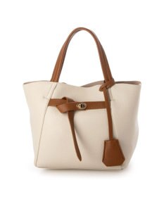 UNBILLION カシュカシュ cachecache / ベルトディテールフェイクレザートート