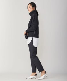 ICB 【洗える・WEB限定カラーあり】 ウールミルドサキソニー テーパードパンツ