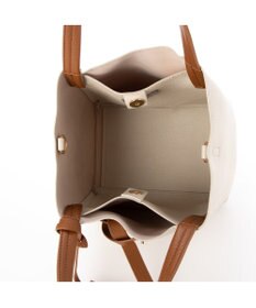 UNBILLION カシュカシュ cachecache / ベルトディテールフェイクレザートート