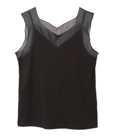 Green Parks ・ＳＵＧＡＲ　ＳＰＯＯＮ　シアー切替タンクトップ