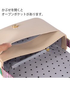 tsumori chisato CARRY カラーコンビエコレザー ショルダーバッグ