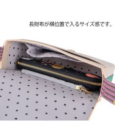 tsumori chisato CARRY カラーコンビエコレザー ショルダーバッグ