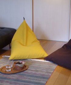 ビーズクッション tetra 8号帆布 ビーズクッション