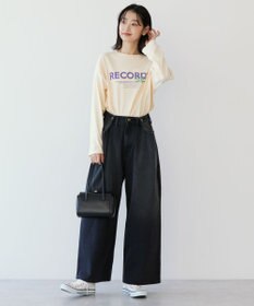 AMERICAN HOLIC タックワイドデニム