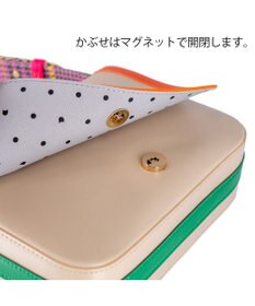 tsumori chisato CARRY カラーコンビエコレザー ショルダーバッグ