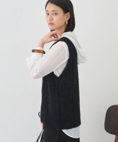 AMERICAN HOLIC ダブルZIPシャギーニットベスト