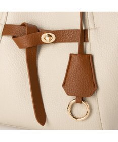 UNBILLION カシュカシュ cachecache / ベルトディテールフェイクレザートート