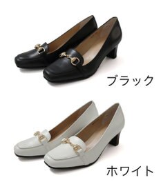 Pointer 日本製 ビット付きヒールアップローファー