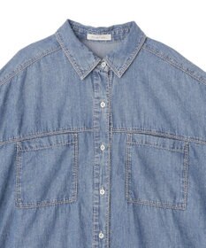 Green Parks シアーデニムシャツワンピース