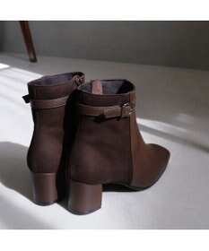 Pointer 本革スエードコンビショートブーツ