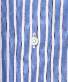 J.PRESS MEN 【PREMIUM PLEATS / 形態安定】スーピマコットンパナマストライプ シャツ / B.D.