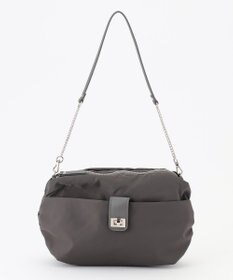 J.PRESS LADIES 【2way】ナイロンギャザー ショルダー バッグ