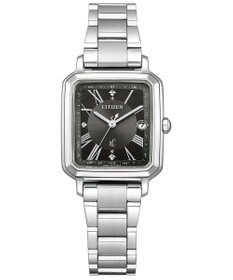 CITIZEN 【電池交換不要2way】替えバンド付きスクエアモデルES9500-69E