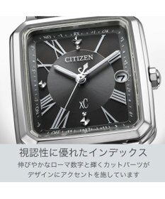 CITIZEN 【電池交換不要2way】替えバンド付きスクエアモデルES9500-69E