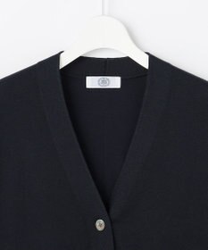 J.PRESS LADIES L 【季節の変わり目に】Vis/Peスパーク ニット Vネック カーディガン
