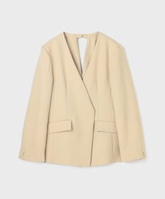 GRACE CONTINENTAL バックシャンノーカラージャケット