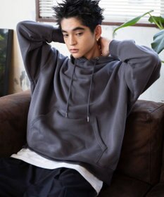 WEGO 【ユニセックス着用ITEM/MLXLサイズ展開/新色追加/裏起毛】スウェットプルパーカー