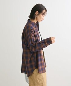 Green Parks オンブレーチェックライトシャツ