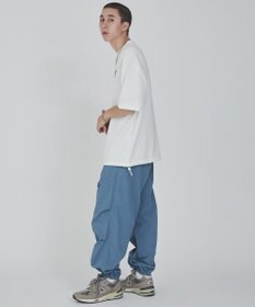 WEGO 【ウエストゴム/撥水/洗濯機可】ナイロンイージーパンツ