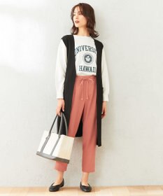 ANY 【接触冷感・UVケア】イージーケア美脚 パンツ