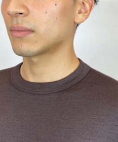KASHIYAMA 【ウォッシャブル】ウールジャージークルーネックニット