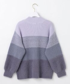 ANY SIS 【洗える】グラデーションフェザー ニット