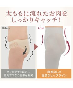 BRADELIS New York 【Yukine inc. 】ゆきねえ365綿混モアらくヒップサポートガードル24 ブラデリス 補正下着