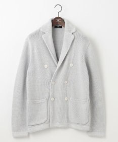 JOSEPH ABBOUD 【イタリア糸使用】コットンリリヤーン ニット ジャケット