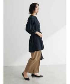 Green Parks スキッパーボリュームブラウスチュニック