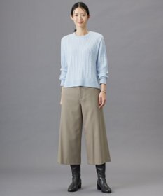 J.PRESS LADIES L 【洗える】WOOL BLEND AIR クルーネック ニット