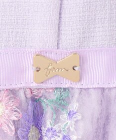 ANY KIDS フラワー刺繍ワンピース