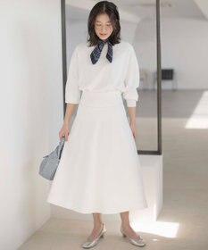 組曲 【セットアップ着用可・WEB限定カラーあり】MINA ニットフレアスカート