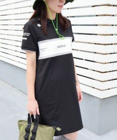 PW CIRCULUS 【WOMEN】【洗える】裏毛 ロゴ ポロ ワンピース ゴルフウェア レディース