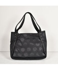 Y'SACCS ヒートエンボス ポルカドットトート Mサイズ