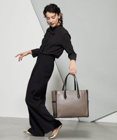 Y'SACCS リサイクルレザー　バインダーA4トートバッグ