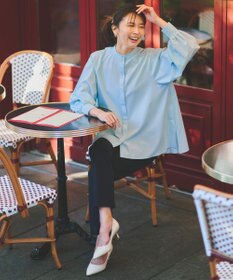 UNFILO 【取り外し可能なボウタイ付き】2WAY ボウタイブラウス