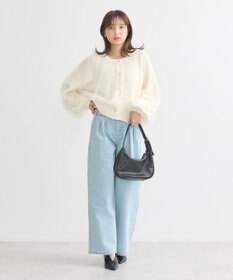 earth music&ecology チュールレイヤードカーディガン