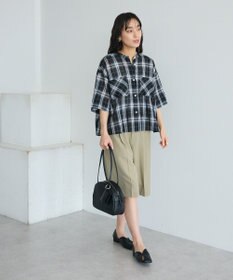 CRAFT STANDARD BOUTIQUE バックギャザーポンチョシャツ