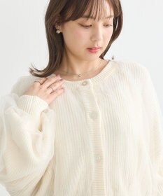 earth music&ecology チュールレイヤードカーディガン