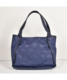 Y'SACCS ヒートエンボス ポルカドットトート Mサイズ