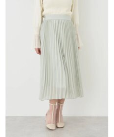 earth music&ecology すきな丈シフォンプリーツスカート