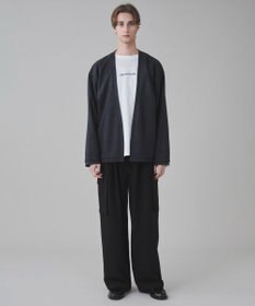 WEGO 【ユニセックス着用アITEM/２点SET】フェイクスウェードアンサンブルカーディガン