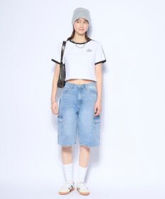 OP／FILA 【Kappa】ワンポイント 半袖リンガーTシャツ