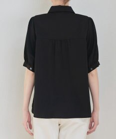 Tiaclasse L 【洗える】パフスリーブシャツブラウス