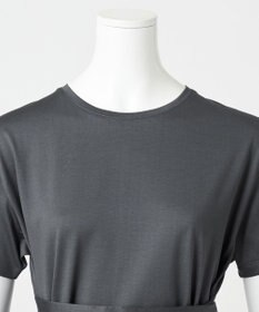 23区 L 【エステータ】スーピマシングルジャージー サッシュデザイン カットソー