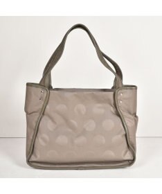 Y'SACCS ヒートエンボス ポルカドットトート Mサイズ