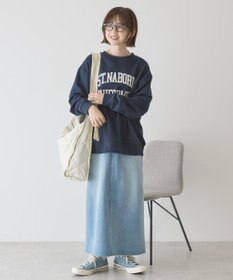 AMERICAN HOLIC カレッジロゴ裏毛スウェット