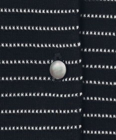 J.PRESS LADIES S 【洗える・抗菌防臭】コットンアセテート ボーダー カーディガン